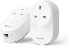 Tenda PH6 AV1000 Passthrough Powerline Adapter Kit UK Plug (2-pack)