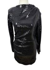 Zara Black Sequinned Sparkle