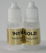 2 x 10ml 9ct Gold Tester Spot