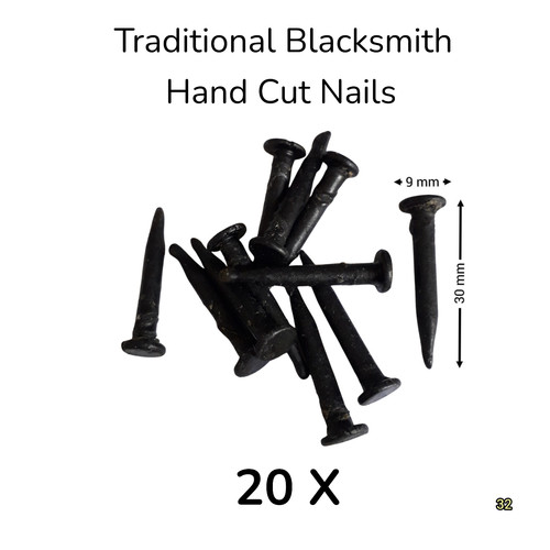 Nail hand forged black - |, |