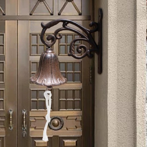 Wall mounted bell - mounted, vintage