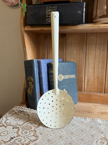 Vintage white french enamel - vintage,