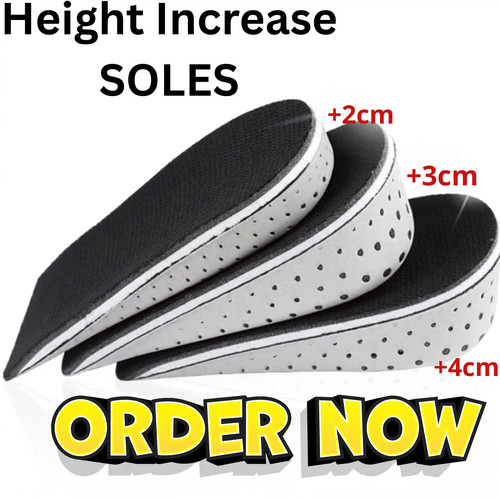 Shoe height increase insoles - height,