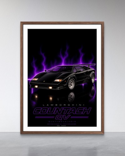 Lamborghini coutach retro - coutach, qv