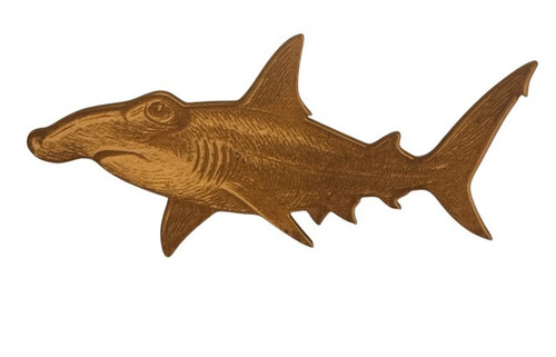 Hammerhead shark fridge magnet - shark,