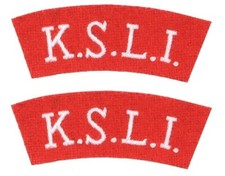 KSLI Shoulder Titles - WW2