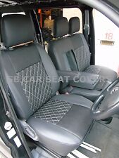 TO FIT A TOYOTA HIACE VAN, SEAT COVERS, LWB, BLACK DIAMOND, MADE TO MEASURE  