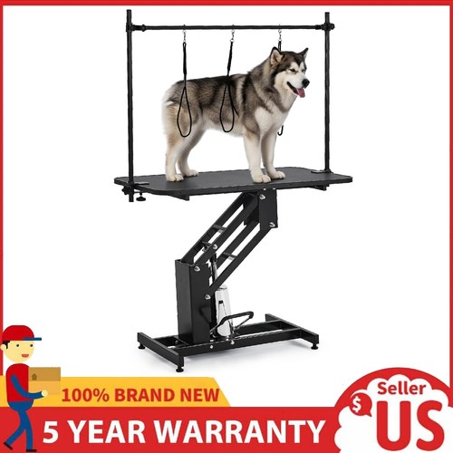 Hydraulic pet grooming - pet, table