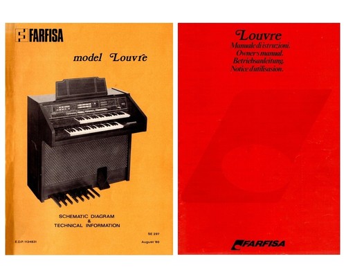 Farfisa louvre service - farfisa, manual