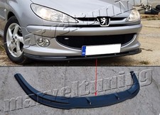 Front Bumper Spoiler Splitter  Peugeot 206 GTI GT type