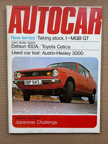 Datsun 100a autocar magazine - datsun,