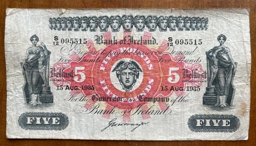 Bank ireland five - £5,