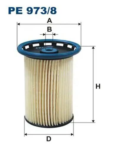 Fuel filter - fuel, pe