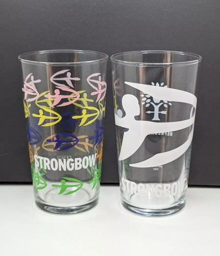 Strongbow pint glasses - strongbow,