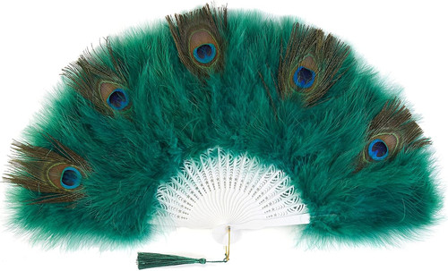 Marabou feather fan 20s - fan,