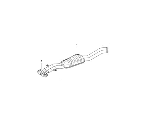Bmw genuine centre exhaust - genuine,