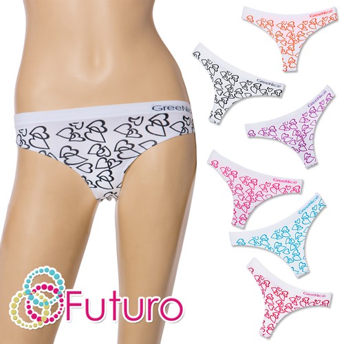Ladies thongs string - v,