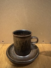 Vintage Arabia Finland Ruska coffee cup and saucer