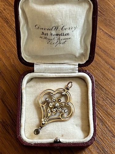 Antique 9ct gold - 9ct, pearl
