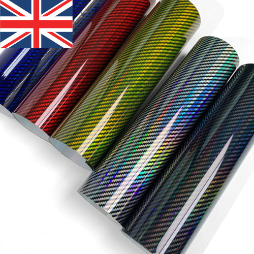 Laser rainbow carbon fibre - rainbow,