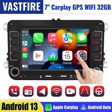 7" Car Radio Stereo Apple Carplay GPS Head Unit For VW GOLF MK5 MK6 Android 13