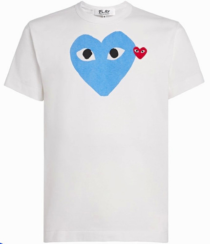 Comme des garcons play - des, white