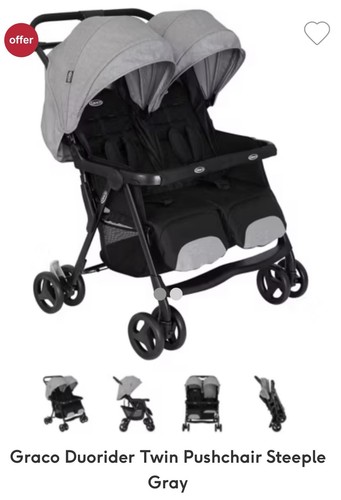 Lightweight double pushchair - lightweight,