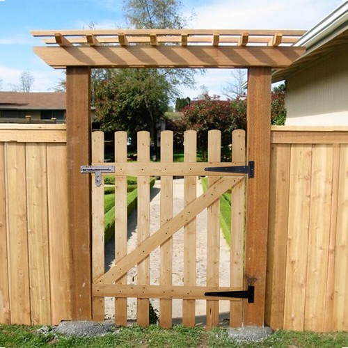 Garden privacy gate - gate, pedestrian