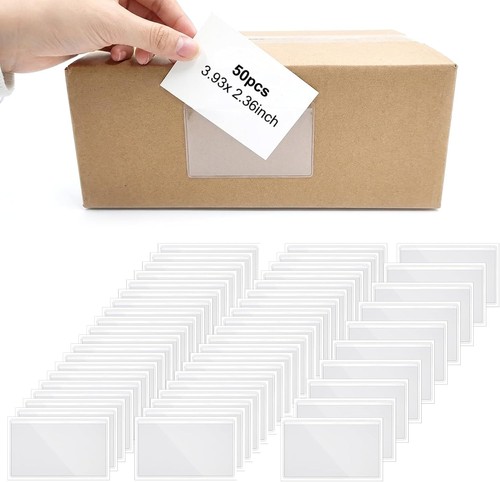 50pcs clear pocket self - 50pcs,