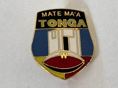 Tonga rugby league lapel pin - rugby,