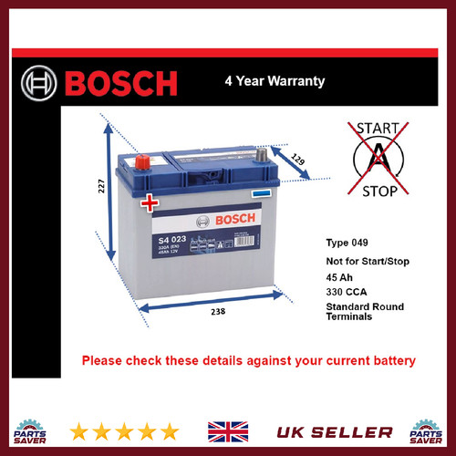 Battery fits talbot - fits, samba