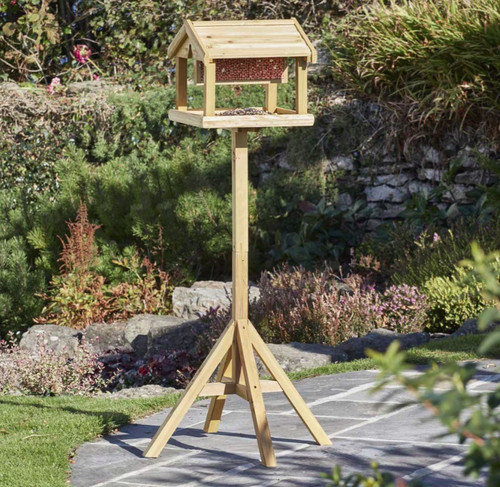 Garden bird table house - house, built