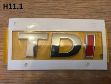 VW GOLF MK7 REAR TRUNK RED 'I' TDI EMBLEM BADGE LOGO 5G0853675FJZQ NEW