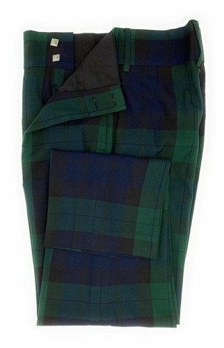 Men black watch - black, tartan