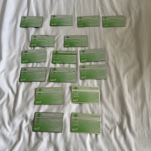 Job lot vintage phone cards - bt,