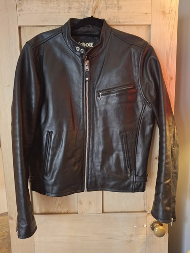 Schott leather motorcycle - leather, cafe
