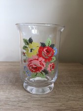 Small glass hurricane style - glass,