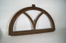Cast Iron Window Frame 19th Century Antique Half Moon