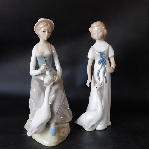 Pair casades figures girl - of,