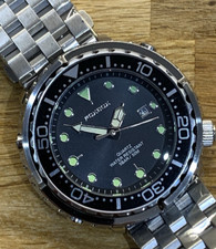 TUNA DIVERS STYLE WATCH Black