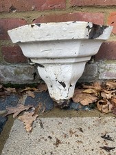 Vintage cast iron rain hopper