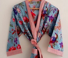 Cotton Kimono Robe Dressing