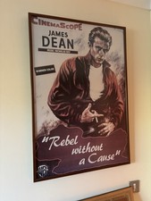 James Dean framed movie poster