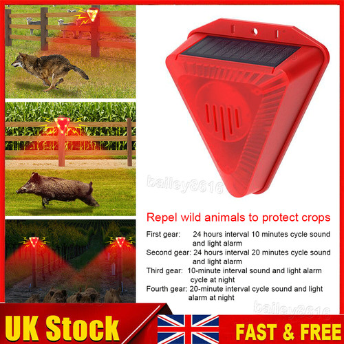 129db dog barking solar - barking, alarm
