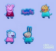 Crocs ORIGINAL  Jibbitz - Peppa Pig - Uniquely You 5 Pack Charms Jibbitz