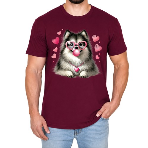 Cute pomeranian mens shirt - pomeranian, t-shirt