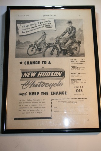 New hudson motorcycle - new,
