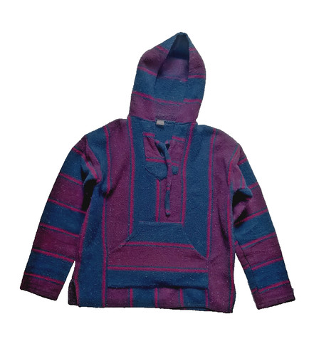 Vintage unisex burgundy - unisex, burgundy/blue