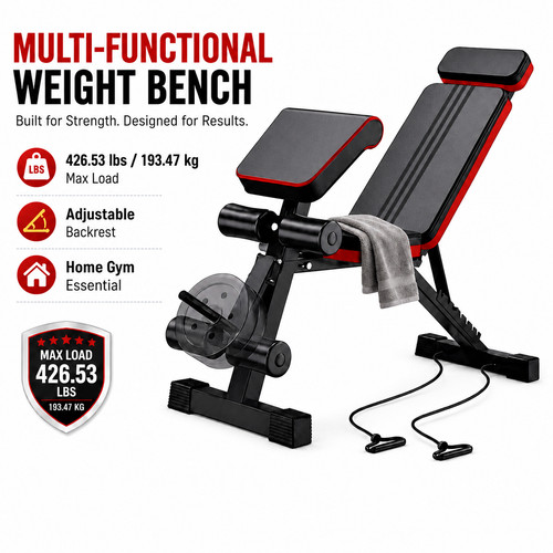 Poriya adjustable weight bench - poriya,