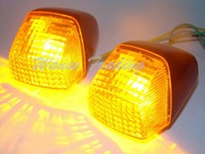 Turn Signals Light Amber Fit HONDA CBR250 MC22 CBR400 NC29 VFR400 RVF400 RVF400